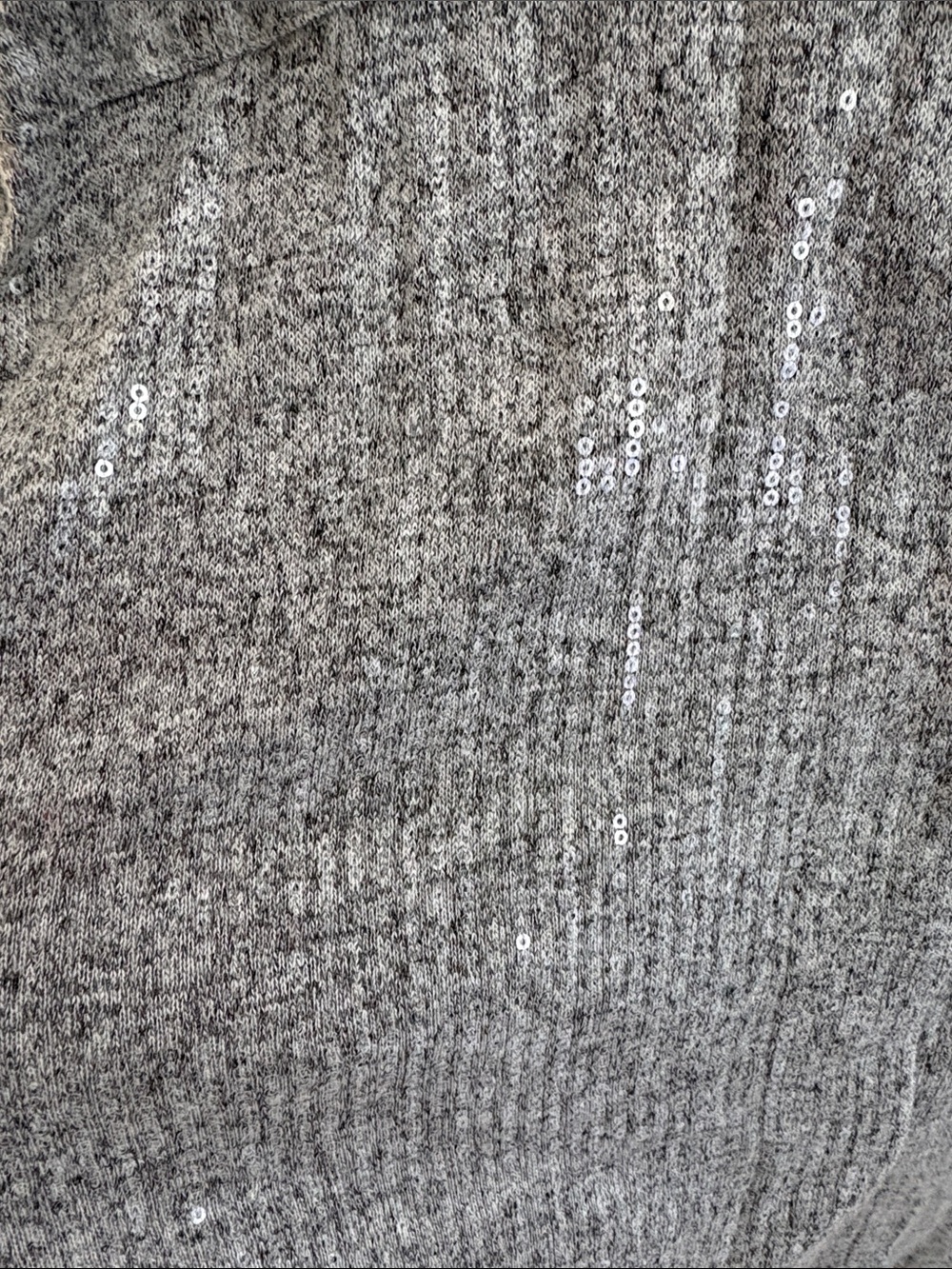 Ruby Rd. Gray Knit Button-Front Shirt Jacket - Picture 3 of 4